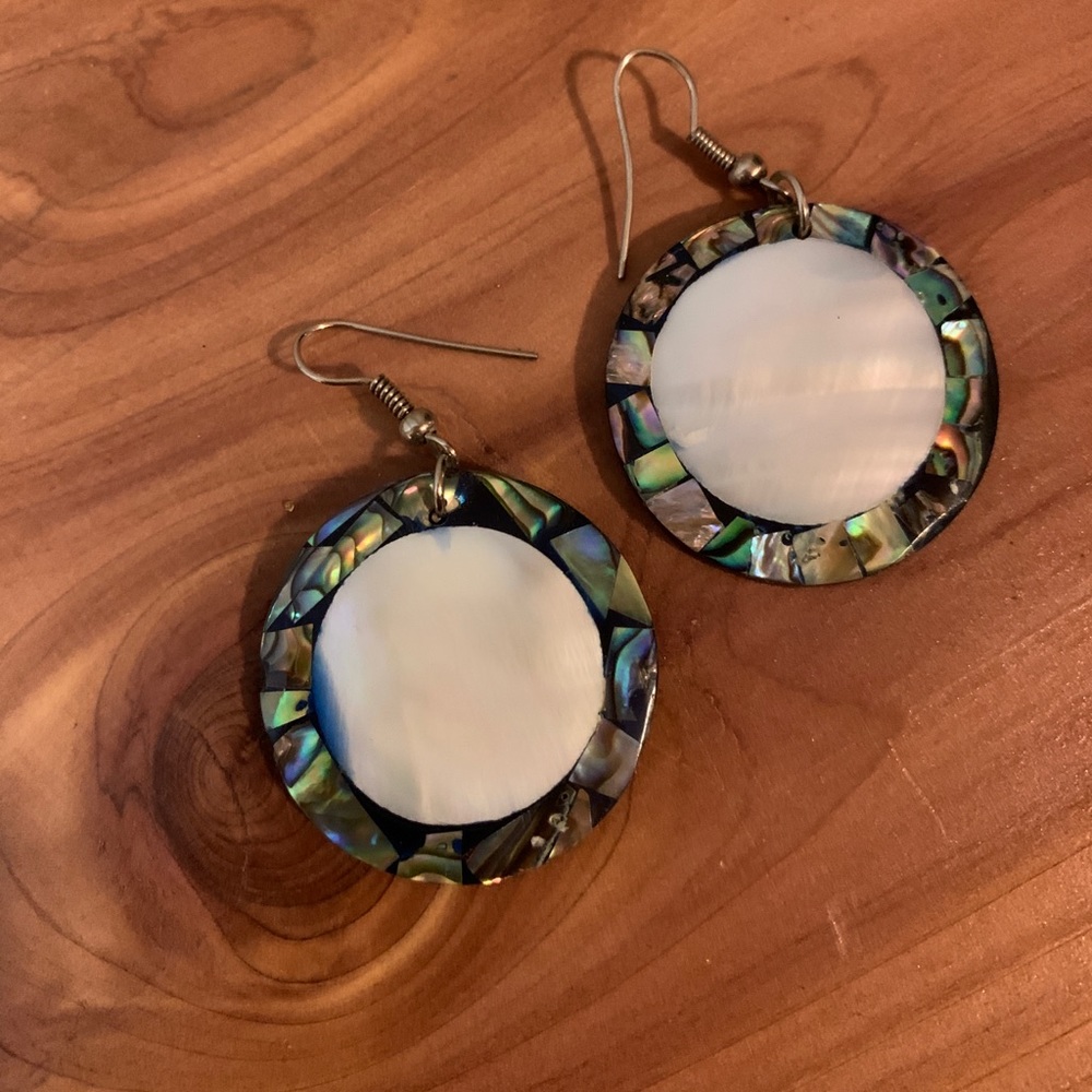 Abalone earrings